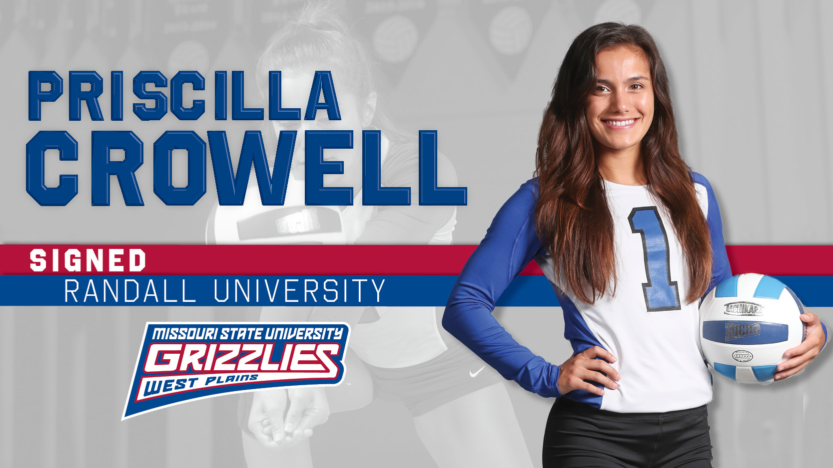 Grizzly Volleyball standout Priscilla Crowell signs with Randall University